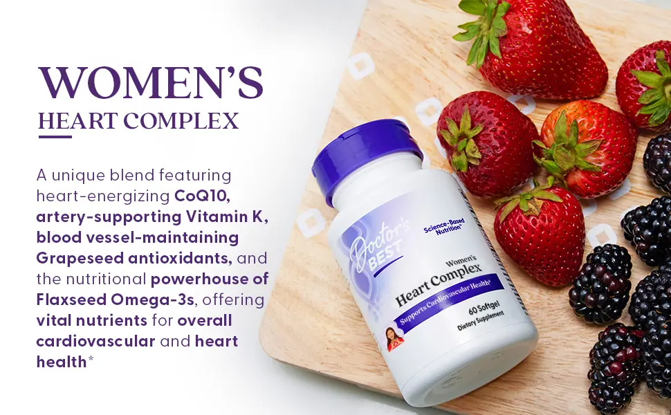 Doctor's Best Women's Heart Complex 60 Softgel - Womens Heart Complex