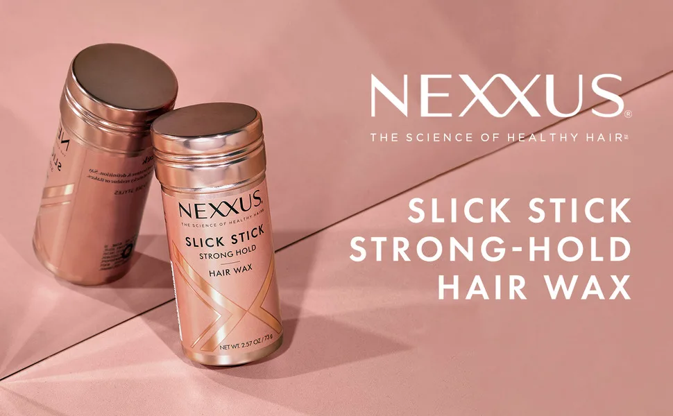 Nexxus Strong Hold Hair Wax Slick Stick for Slicked-Back Look with StyleProtect Technology 2.33 oz Hair Styling Agent - module 1