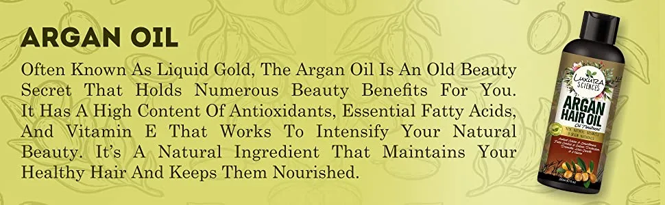 Argan Hair Oil 200ml - product information 2