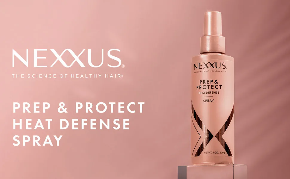 Nexxus Heat Defense Spray Prep & Protect for 450 degree heat protection with StyleProtect Technology 6 oz - module 1