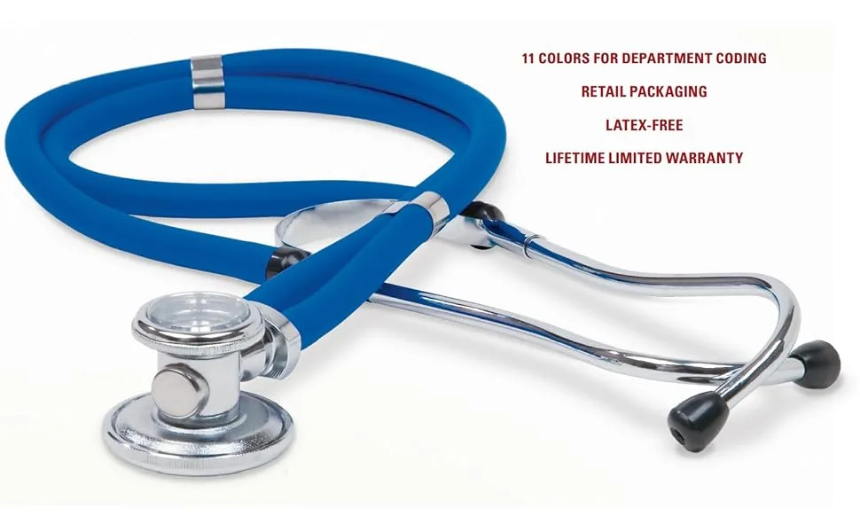 Sterling Series Sprague Rappaport-Type Stethoscope Teal Boxed - 05-110 2