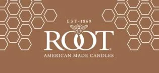Root Candles Scented Spa Candles Seeking Balance Handcrafted Wood Wick Aromatherapy Candle 6.5-Ounce Cleanse: Lime + Galbanum - Root Logo