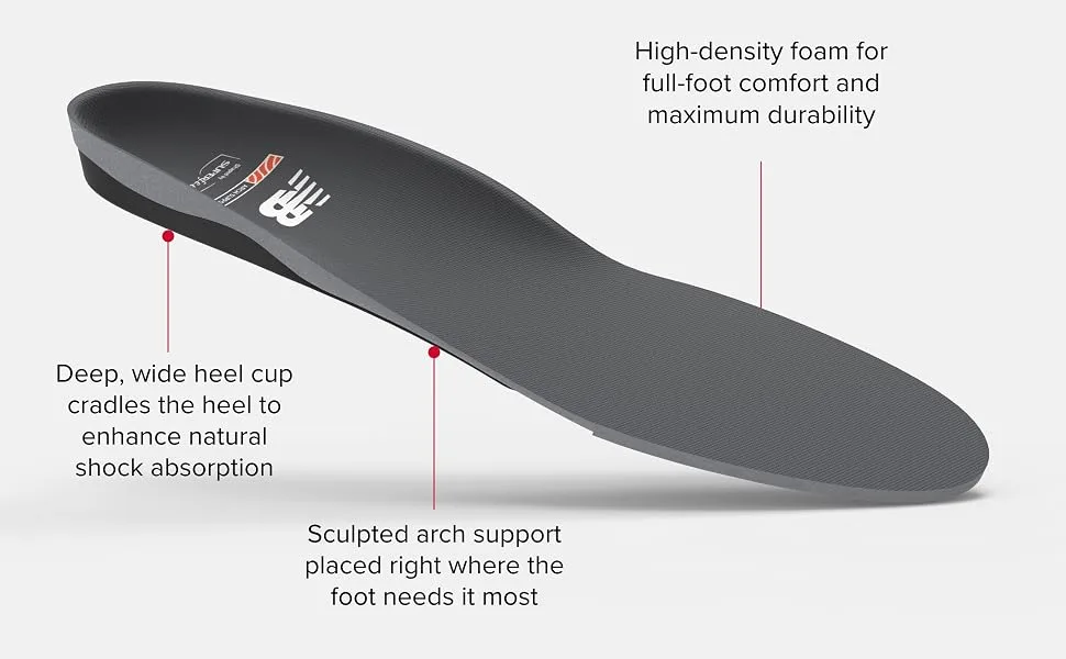 Superfeet New Balance Casual Orthotic Inserts With Arch Support - 7.5-9 Men / 8.5-10 Women - product information 5