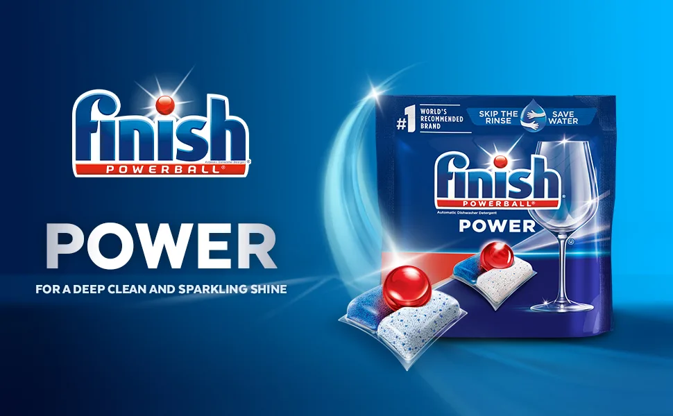 Finish Power - 76ct - Dishwasher Detergent - Powerball - Dishwashing Tablets - Dish Tabs 76.0 - Power 970x600