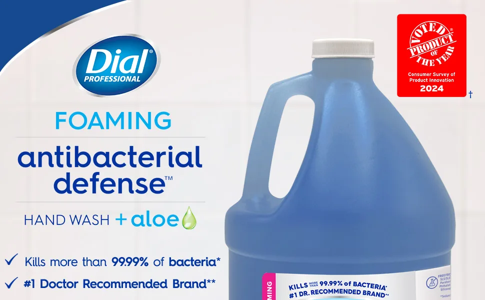 Dial Complete Spring Water Antibacterial Foaming Hand Wash - Refill 1 Gallon - Dial Professional Spring Water Gallon Foaming Hand Wash