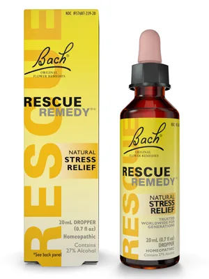 RESCUE REMEDY Dropper, 20mL Natural Homeopathic Stress Relief OLD, 20mL - rescue