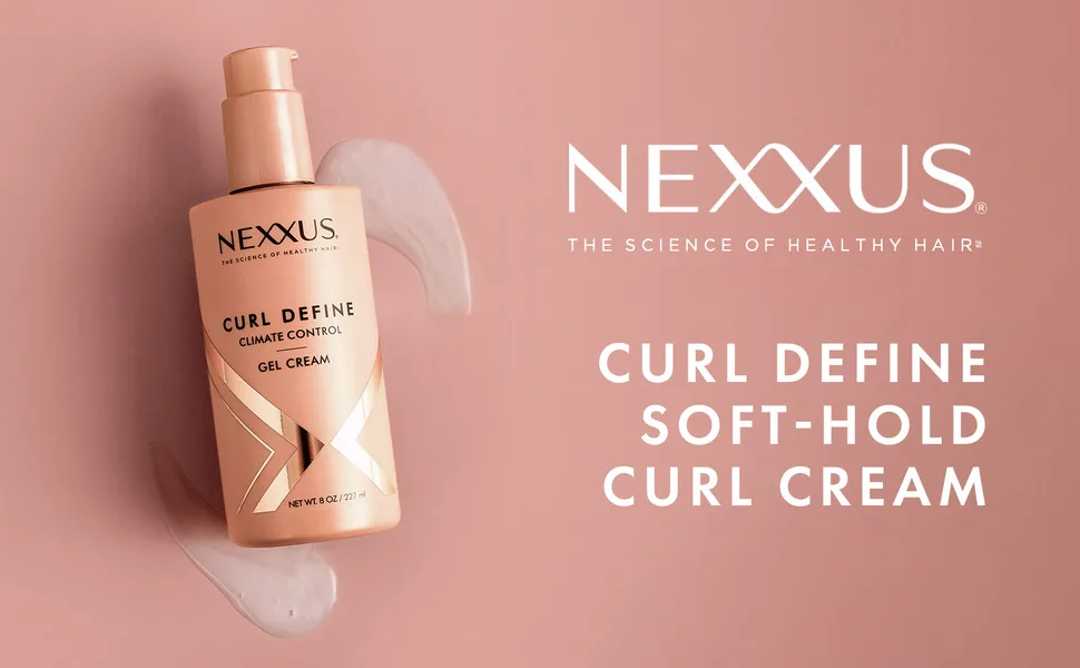 Nexxus Climate Control Gel Cream Curl Define for Cashmere Curls with StyleProtect Technology 8 oz - module 1