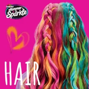Shimmer and Sparkle Rainbow Lip Gloss - Shimmer & Sparkle Hair