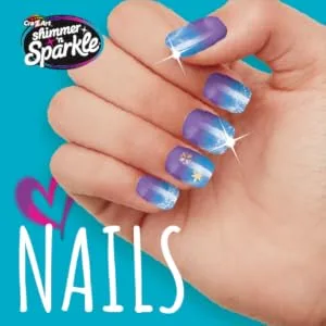 Shimmer and Sparkle Rainbow Lip Gloss - Shimmer & Sparkle Nails