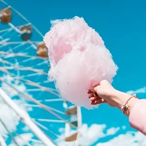 Cotton Candy Floss SugarBlue Raspberry Pink Vanilla & Cherry- 3.25 lbs Per Carton. Total 9.75lbs - Cotton Candy Floss Sugar