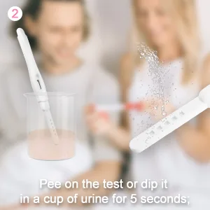 HCG Pregnancy Tests Early Detection Home Test Woman Individually Sealed 1 Test/Bag 3 Tests/Box Early Pregnancy Home Detection HCG Pregnancy Tests Kit - pregnancy tests