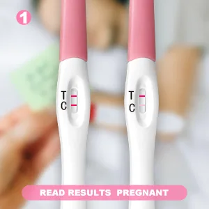 HCG Pregnancy Tests Early Detection Home Test Woman Individually Sealed 1 Test/Bag 3 Tests/Box Early Pregnancy Home Detection HCG Pregnancy Tests Kit - pregnancy tests