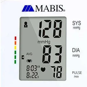 MABIS Universal Talking Blood Pressure Monitor Upper Arm Irregular Heartbeat Detection 396-Reading Memory Storage for 4 User Profiles FSA & HSA Eligible Talking Arm - product information 3