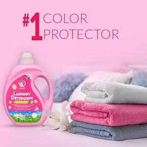 WBM Laundry Detergent Liquid Concentrate High Efficiency Liquid Laundry Detergent with Long Lasting Fragrance - 35.2 Oz 50 Loads - tide laundry detergent