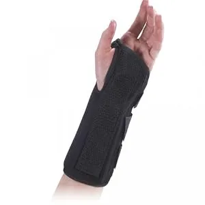 8 Inch Premium Right Wrist Brace Black Medium - product information 2