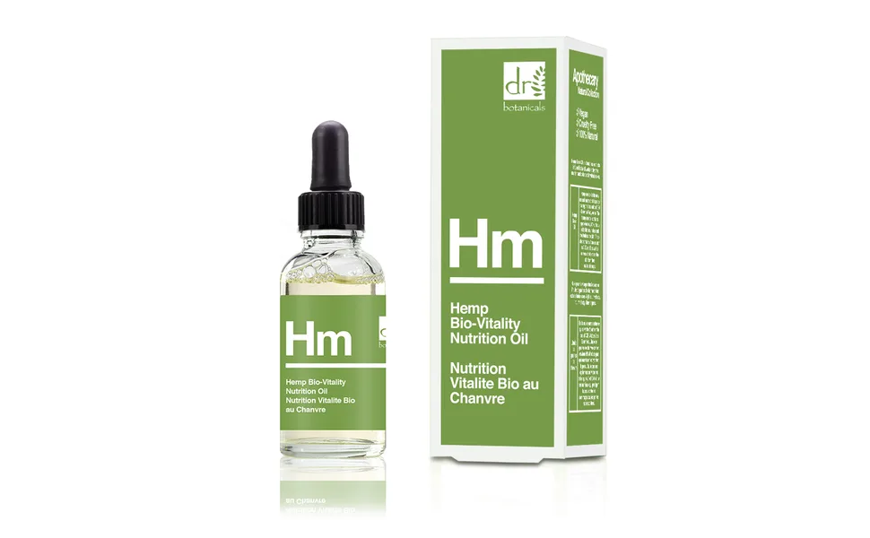 The Apothecary Collection by Dr Botanicals Hemp Bio-Vitality Nutrition Oil 15ml / 0.5 fl oz - The Apothecary Collection by Dr Botanicals Hemp Bio-Vitality Nutrition Oil 15ml / 0.5 fl oz