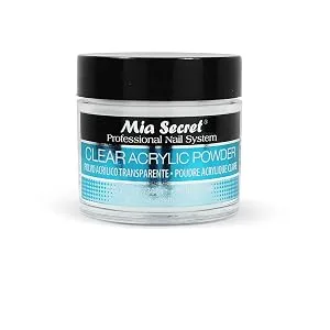 Mia Secret Clear Acrylic Powder (1oz) - product information 2