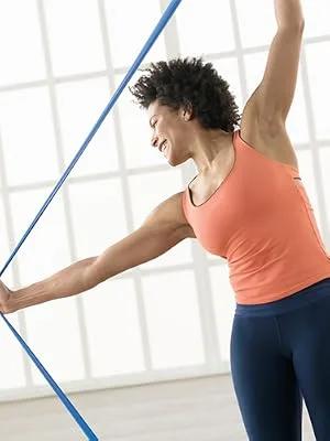 STOTT PILATES Flex Band Roll Green Regular Strength - stott pilates yoga merrithew fitness exercise