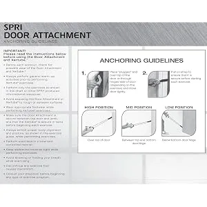 SPRI Xertube Resistance Band Door Anchor Attachments Door Attachment - product information 5