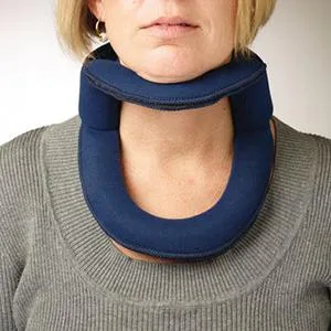 Rolyan Adjustable Frame Cervical Collar Size Large Soft Neck Brace Fits Neck Circumferences 16" - 18" Wire Frame Bendable Collar Stabilizes Neck After Head and Neck Injuries - product information 3