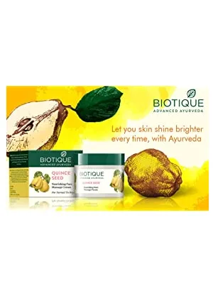 Biotique Bio Quince Seed Nourishing Face Massage Cream 175 gm - product information 1