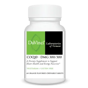 CoQ10 DMG 300/300 Orange 60 Chewable Tablets - CoQ10-DMG 300/300