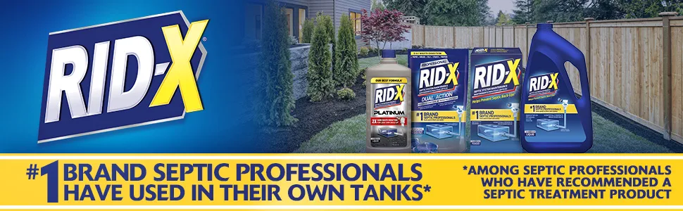 Rid-X Septic Tank System Treatment Powder 19.6 Ounce - #1 brand