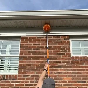 HY-C Rotary Cleaning Brush Replacement - Gardus SP2 SpinAway Rotary Cleaning Brush Replacement Spider Web Brush Ceiling Brush for Cleaning (Orange) - spinaway gardus rotary cleaning kit
