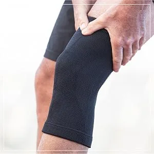 CURAD Performance Series IRONMAN Infrared Knee Support Elastic Knee Sleeve for Pain Management Compression Support for Enhanced Recovery and Performance Powered by CELLIANT Technology Large/X-Large - CURIM23101LX