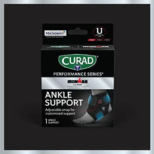 CURAD Performance Series IRONMAN Ankle Support Wrap-Around Universal - CURAD Performance Wrap-Around Ankle Support