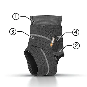 Shock Doctor Ankle Sleeve with Compression Wrap Support Small Black - Shock Doctor Ankle Compression Sleeve Technology, Ankle Compression Sleeve Features