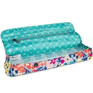 Lug Choo Choo Pill Organizer Heather Grey - choo choo pill bag