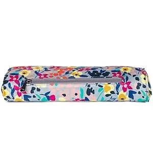 Lug Choo Choo Pill Organizer Heather Grey - side view of pill case