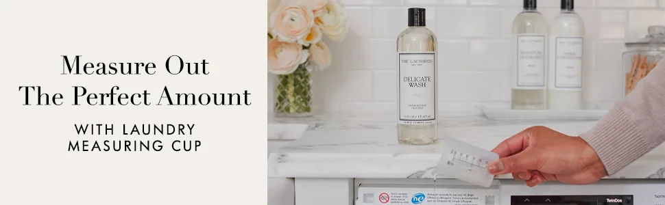 The Laundress Delicate Wash Double Concentrated Lady Scent Detergent Delicate Lingerie & Silk Detergent Lingerie Wash 16 Fl Oz - measure