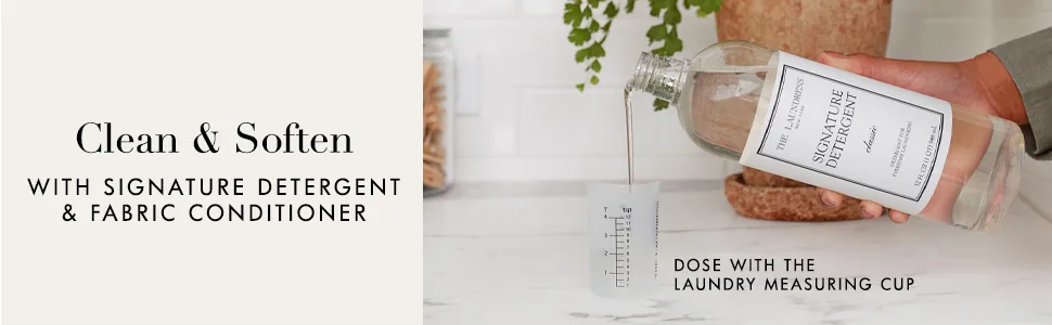 The Laundress Whites Detergent Concentrated Laundry Detergent Liquid Whiten & Brighten Clothes Tough on Stains Classic Scent 32 oz. - Signature Detergent