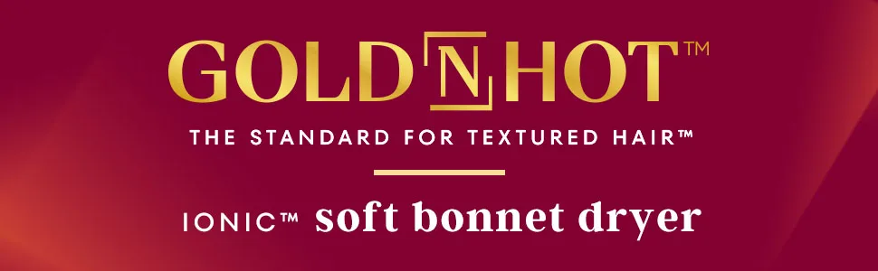 GOLD N HOT Ionic Soft Bonnet Dryer White - iconic soft bonnet dryer