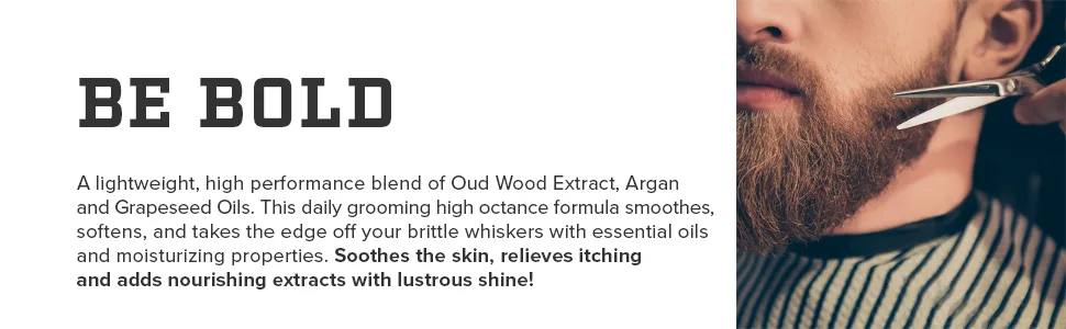 AGADIR Oud Wood Beard Oil 1.5 Fl Oz - beard oil