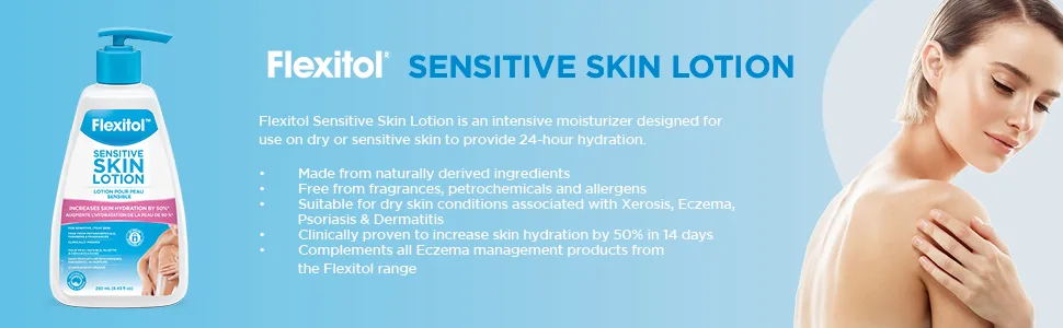 Flexitol Sensitive Skin Wash 250ml - Flexitol Sensitive Skin Lotion