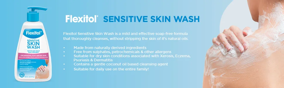Flexitol Sensitive Skin Wash 250ml - Flexitol Sensitive skin wash
