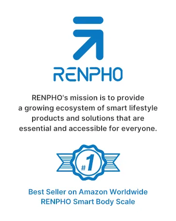 RENPHO USB Rechargeable Smart Body Fat BMI Scale, Digital Bathroom Body Weight Scale, Bluetooth Electronic 13 Body Composition Monitors sync with Renpho App, 396 lbs, Black - scale