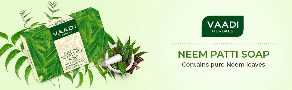 Vaadi Herbals Purifying Neem Patti Soap 6x75g - product information 1