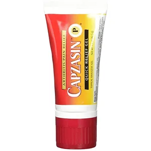 Quick Relief Gel 1.5 oz. No-Mess Sponge Applicator Capsaicin 0.25% + Menthol 10% - fast gel