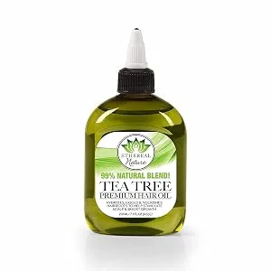 Ethereal Nature 99% Natural Hair Oil Blend Tea Tree 7.10 oz Tea Tree7.1 oz - Tea Tree