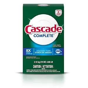 Cascade Complete Powder Dishwasher Detergent Fresh Scent 75 Oz - product information 1