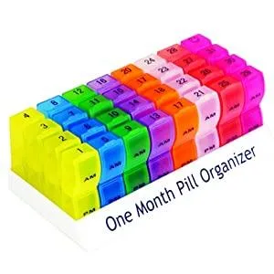 One Month Pill Organiser (Eligible for VAT Relief in The UK) - product information 1
