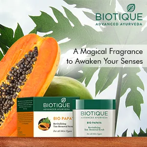 Biotique Papaya Revitalizing Tan Removal Scrub 235gm I All Skin Type - product information 1