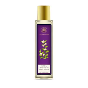 Forest Essentials Oudh and Green Tea Moisture Replenishing Bath and Shower Oil 200ml - 1234
