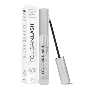 Foligain.Lash Eyelash Volumizer | Lash Enhancing Serum | Easy-To-Apply & Non-Irritating Eyelash Lengthener 0.17 Oz - eyelash lengthener