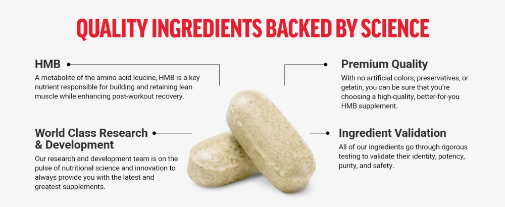 FORCE FACTOR HMB Supplement to Preserve Lean Muscle Support Workout Recovery and Prevent Muscle Protein Breakdown Clinical Dose Premium Quality Non-GMO 90 Tablets - hmb hmb and vitamin d3 supplement amino acids supplement hmb supplements amino acids supplement