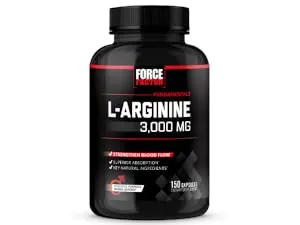 FORCE FACTOR HMB Supplement to Preserve Lean Muscle Support Workout Recovery and Prevent Muscle Protein Breakdown Clinical Dose Premium Quality Non-GMO 90 Tablets - L-Arginine